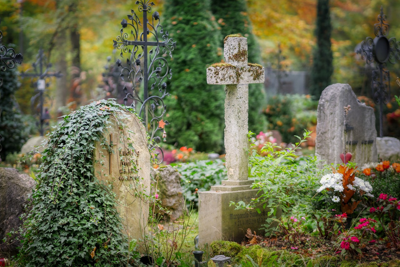 cemetery, tombstone, grave