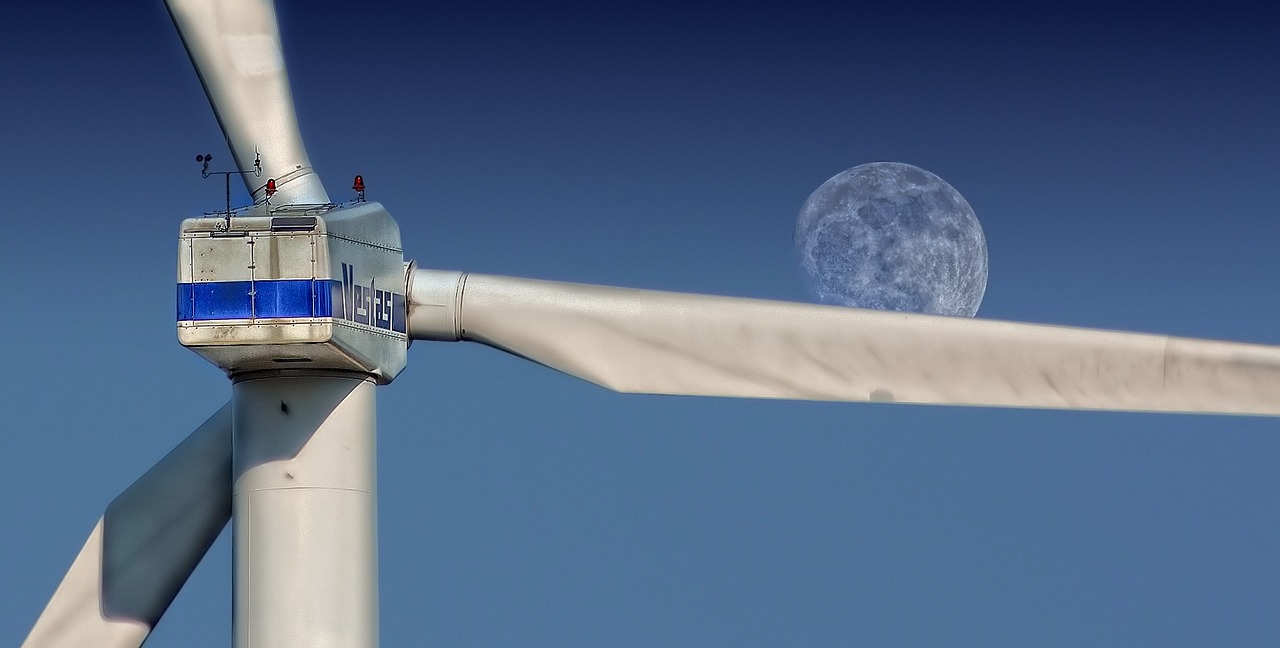 windmill, sky, nature